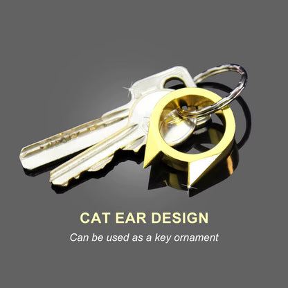 Self-Defense Rings - Unisex Window Breaker Rings, Safety Spike Rings, Small Anti-Wolf Rings, Punk-Style Zinc Alloy Jewelry 3Pcs