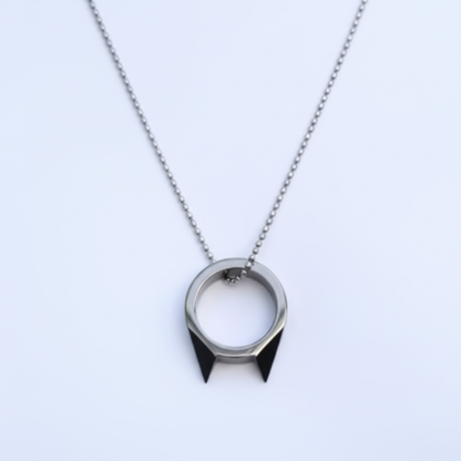 Necklace with Chain Through Ring