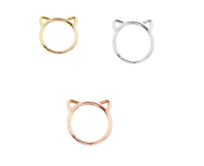 Cat-Shaped Ring for Cat Lovers